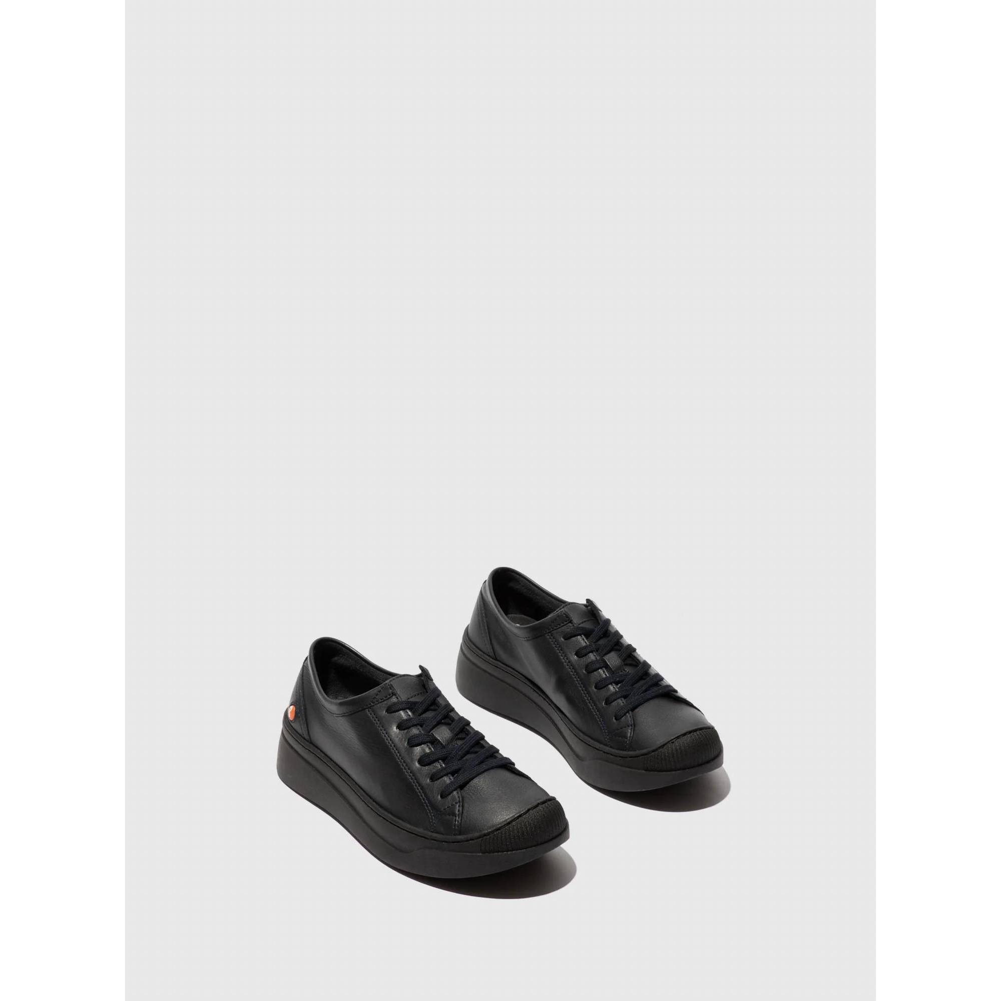 New Softinos Women's Lace-Up Sneaker In Navy